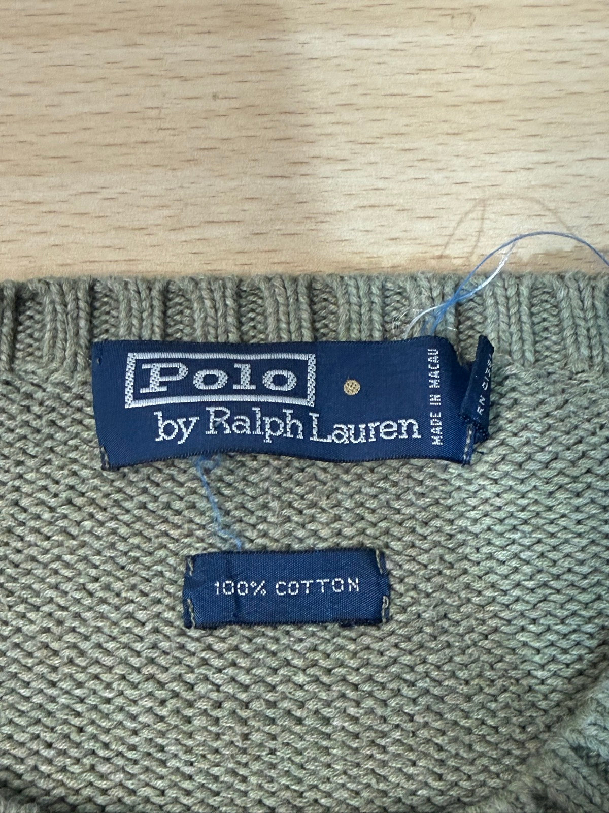00's「Polo by Ralph Lauren」ワンポイントニット