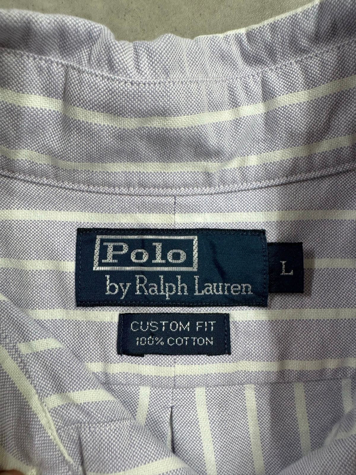 90’s RALPH LAUREN 「CUSTOM FIT」ストライプシャツ