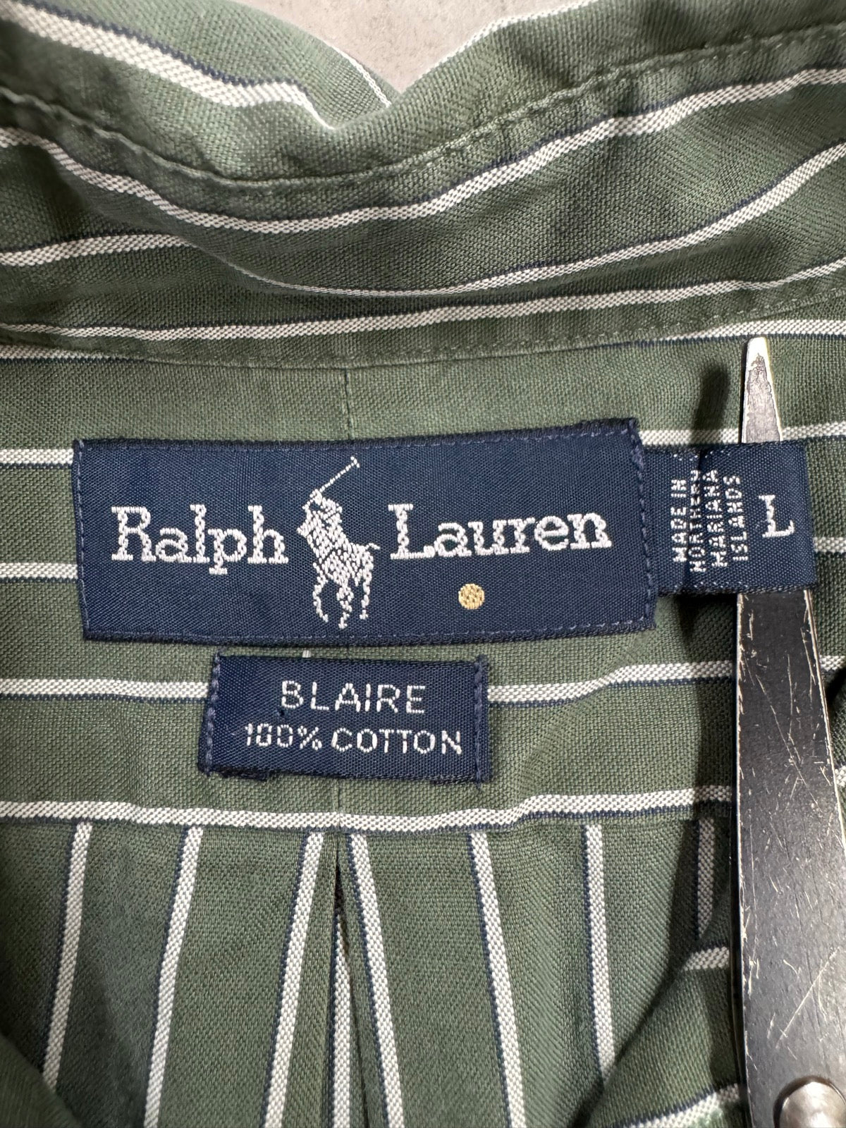 90’s RALPH LAUREN 「BLAKE」ストライプシャツ
