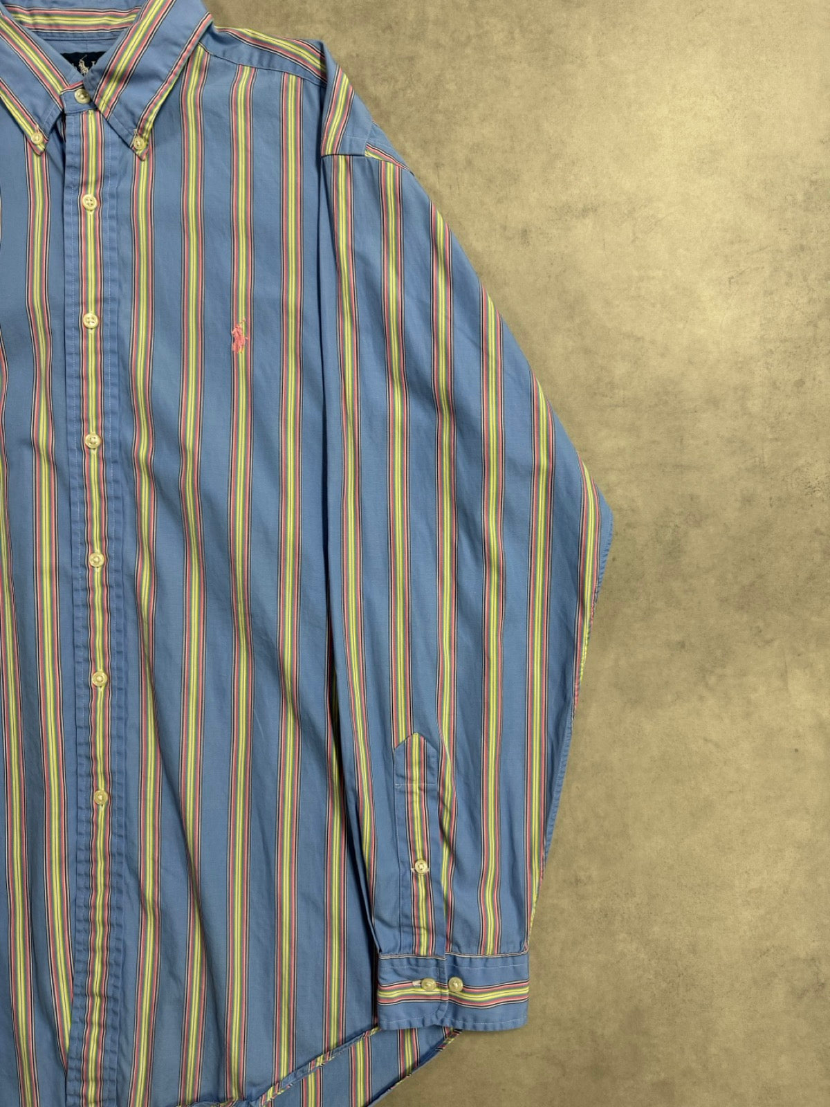 90’s RALPH LAUREN 「CLASSIC  FIT」ストライプシャツ