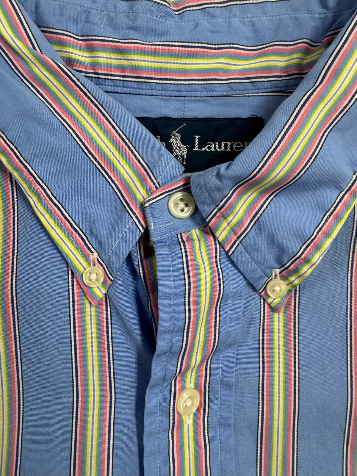 90’s RALPH LAUREN 「CLASSIC  FIT」ストライプシャツ