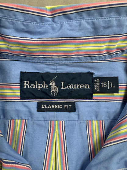90’s RALPH LAUREN 「CLASSIC  FIT」ストライプシャツ