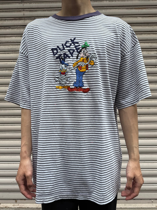 90's DISNEY 「DONALD DUCK&GOOFY」キャラクターTシャツ
