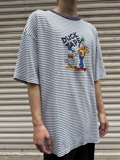 90's DISNEY 「DONALD DUCK&GOOFY」キャラクターTシャツ