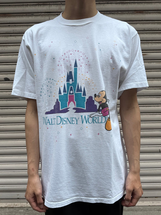 90's DISNEY 「MICKEY MOUSE」キャラクターTシャツ USA製