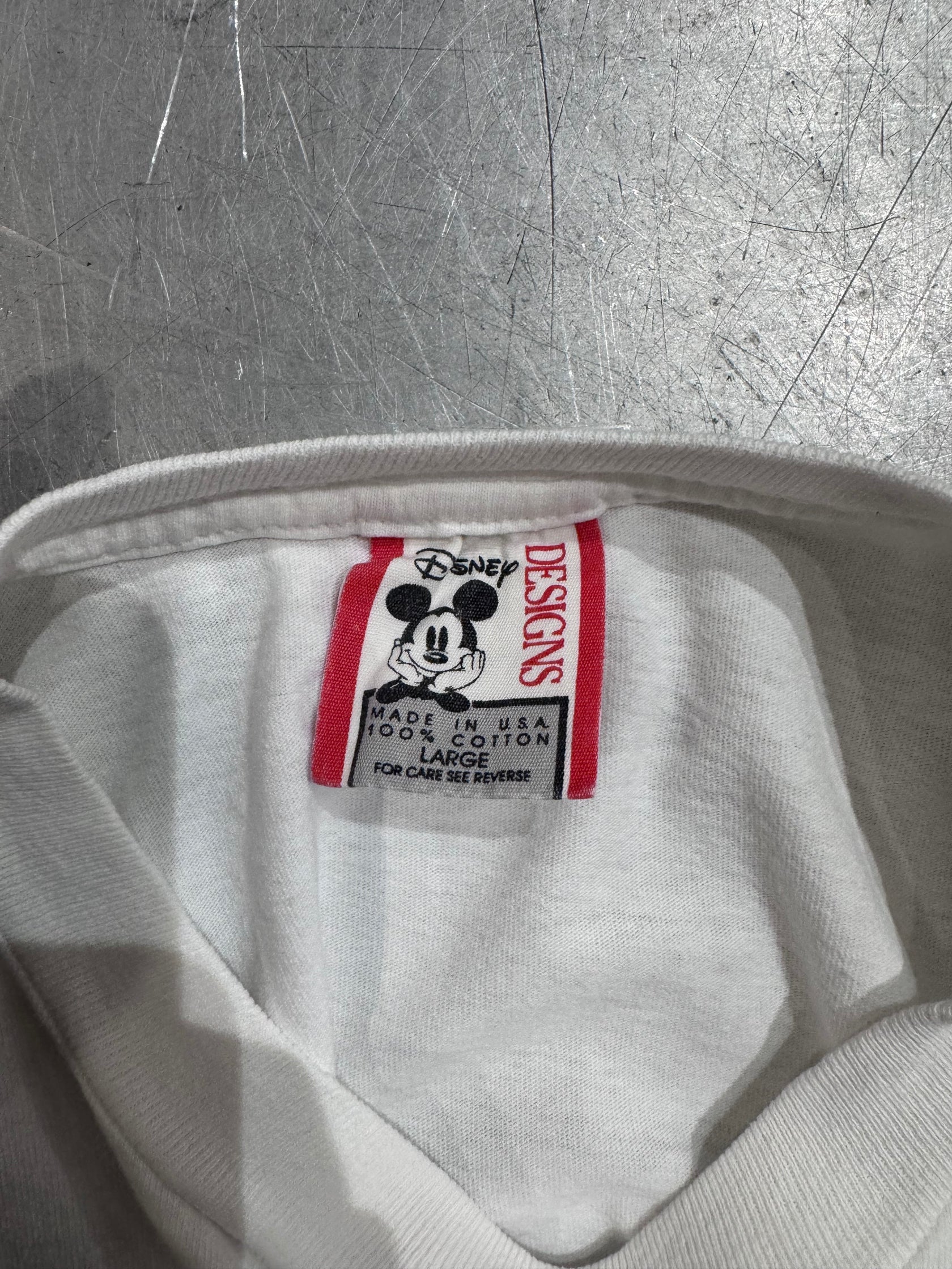 90's DISNEY 「MICKEY MOUSE」キャラクターTシャツ USA製