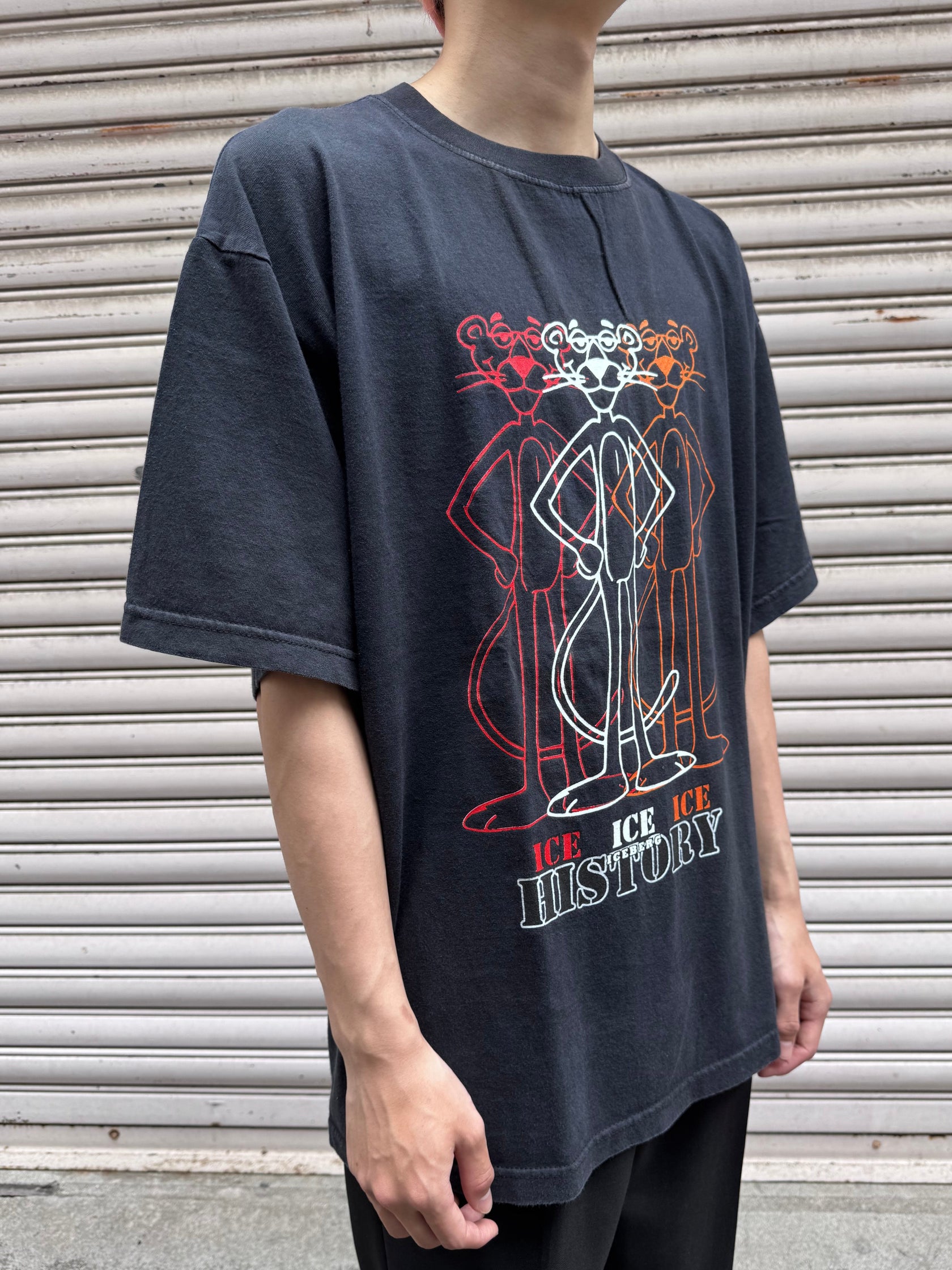 90's~00's「PINK PANTHER」キャラクターTシャツ USA製