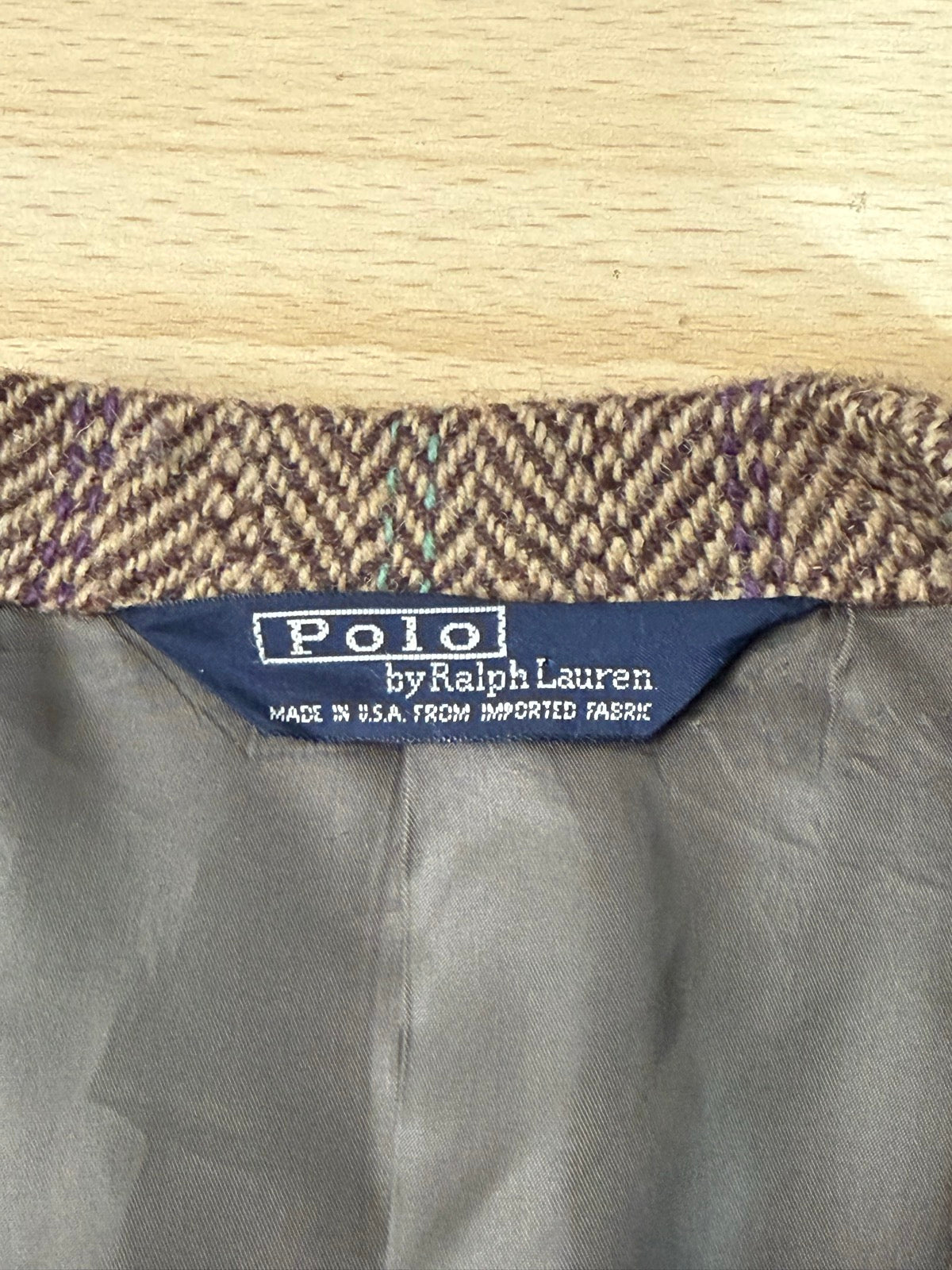 80's~90's Polo by Ralph Lauren「へリーンボーン織り」USA製 テーラードジャケット