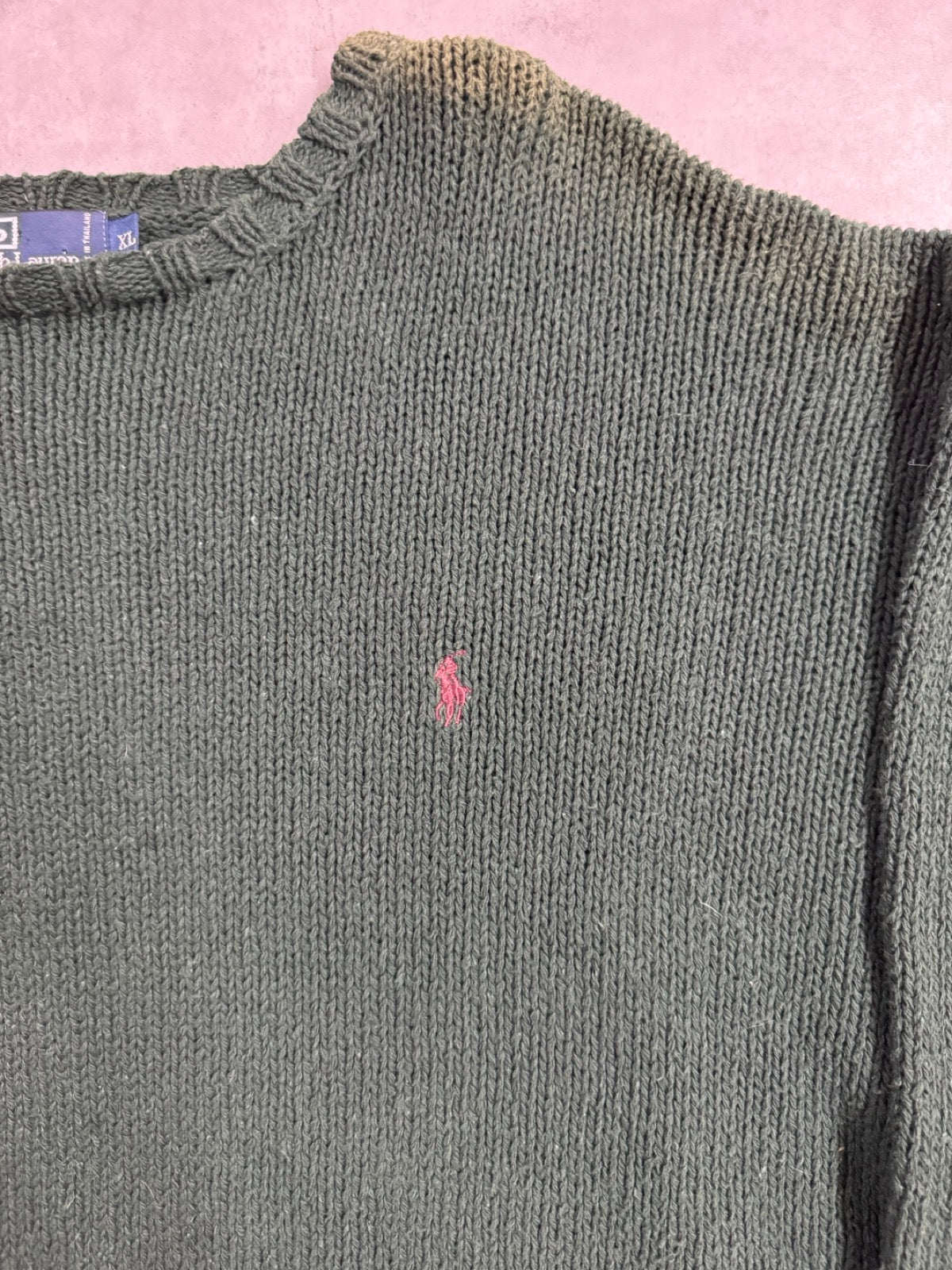 90's「RALPH LAUREN」コットンニット