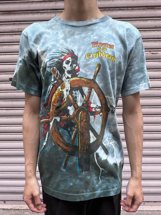 90's DISNEY 「PIRATES OF THE CARIBBEAN」キャラクターTシャツ