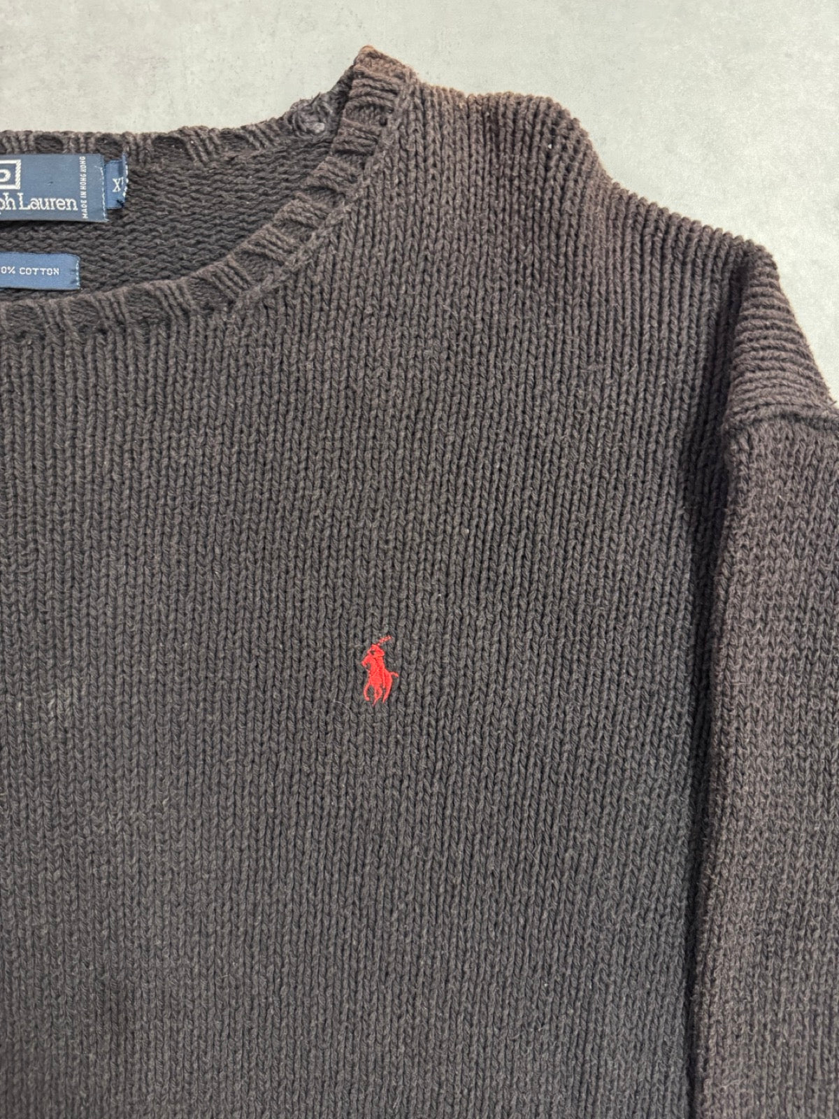90's「RALPH LAUREN」コットンニット