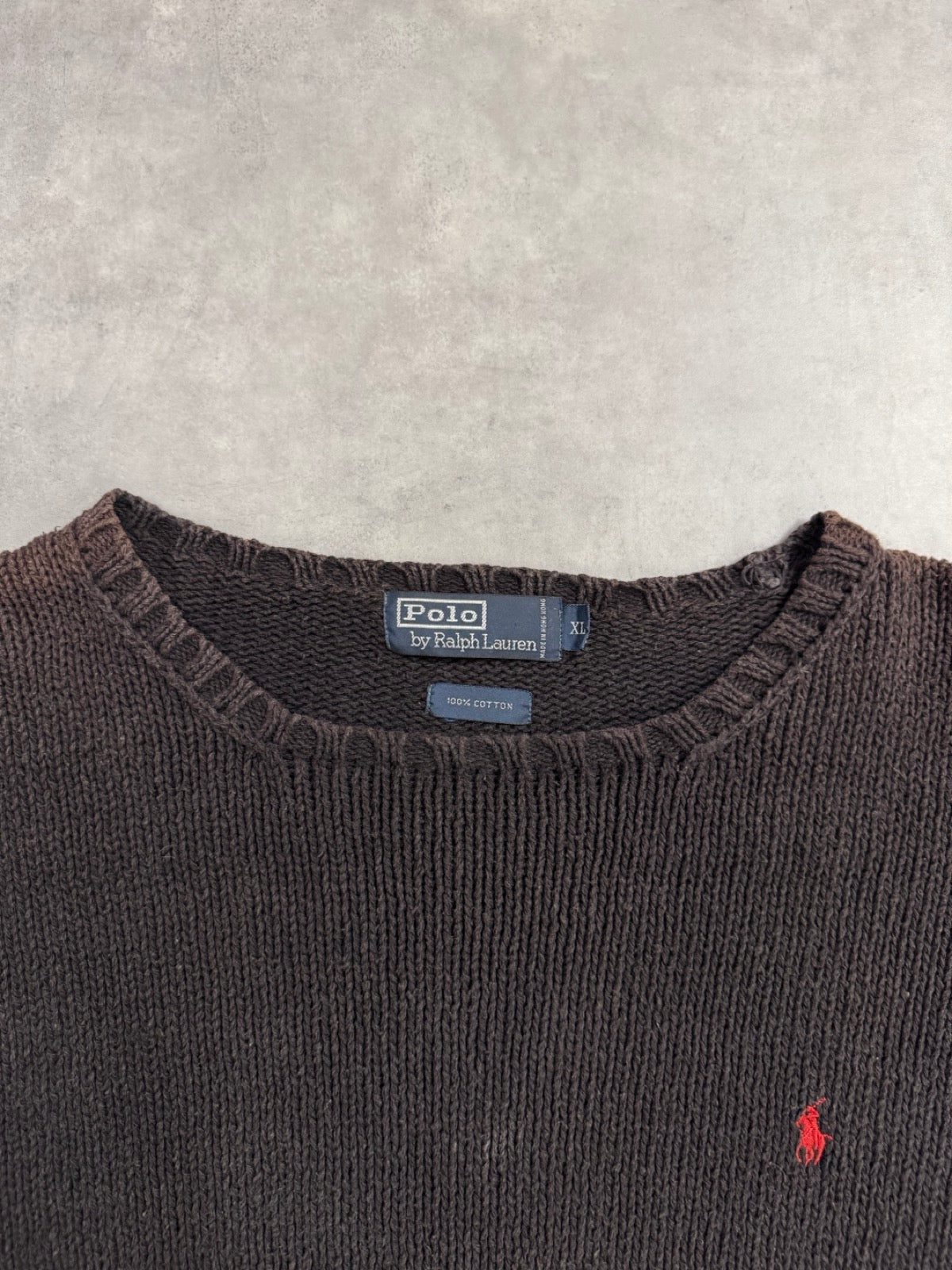 90's「RALPH LAUREN」コットンニット