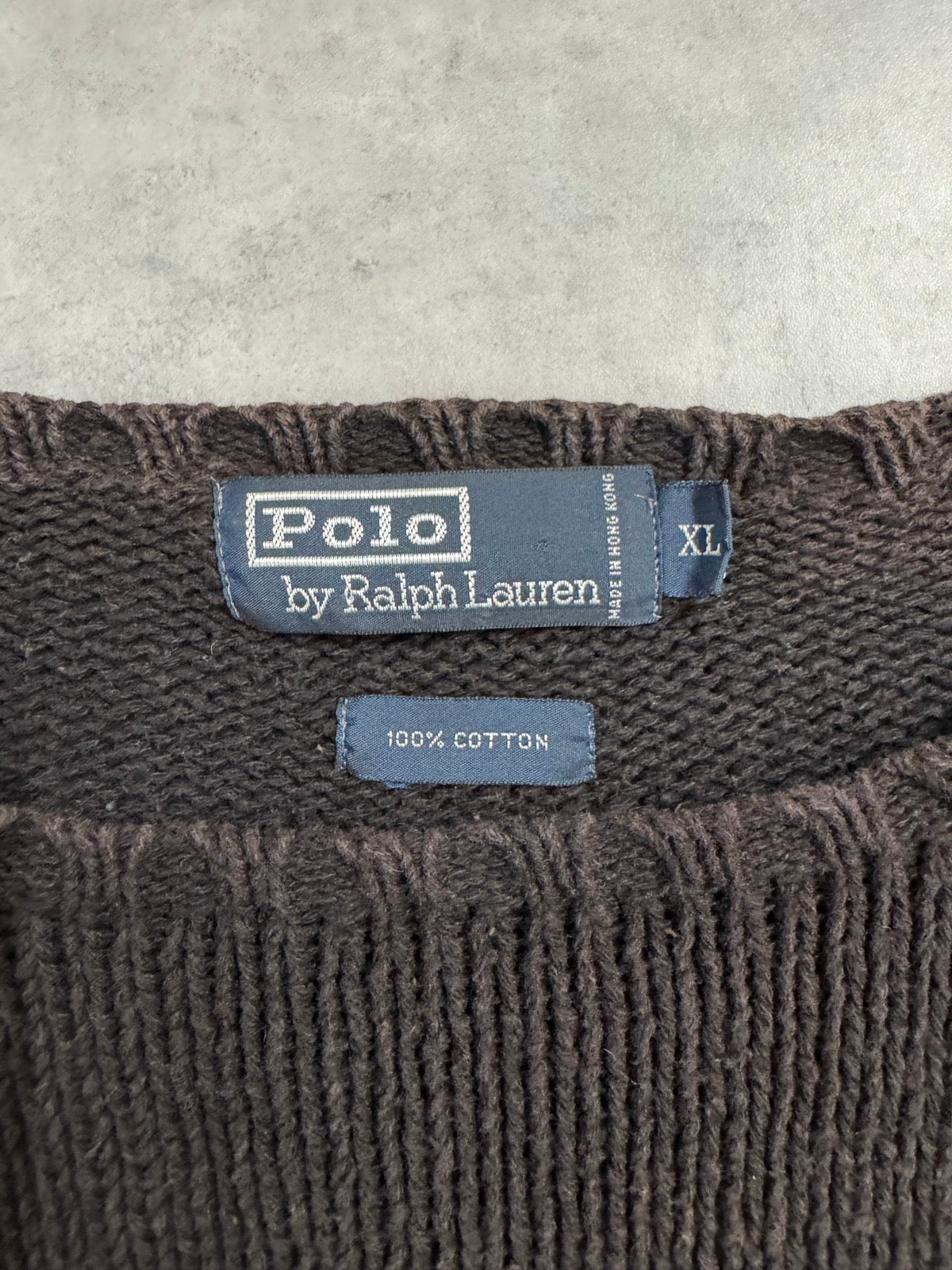 90's「RALPH LAUREN」コットンニット