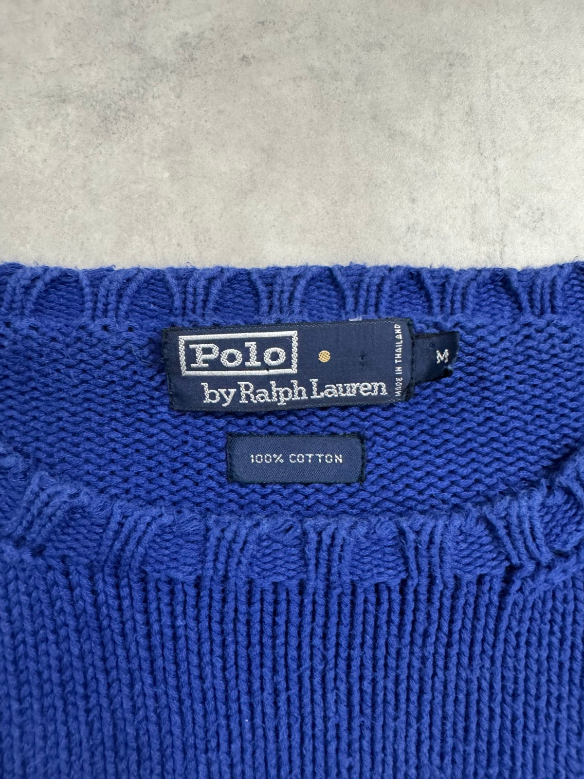 90's「RALPH LAUREN」コットンニット