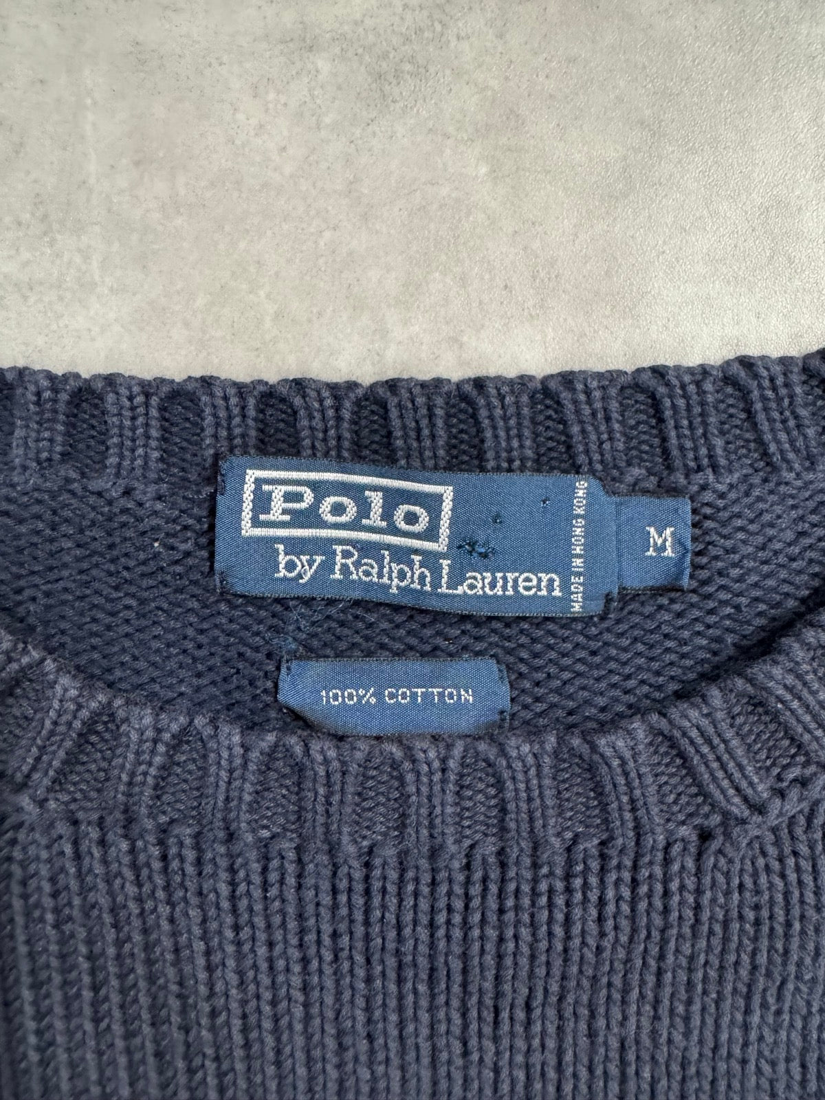 90's「RALPH LAUREN」コットンニット