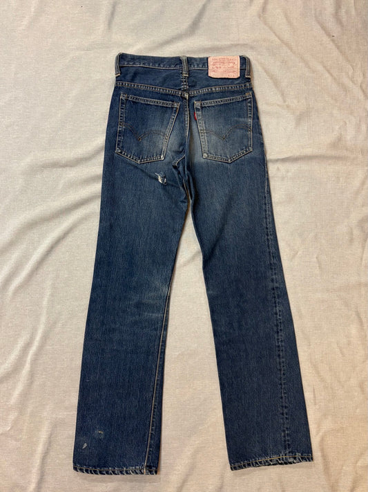 70's Levi’s 717-217 ブーツカット「ビックE」USA製　デニムパンツ