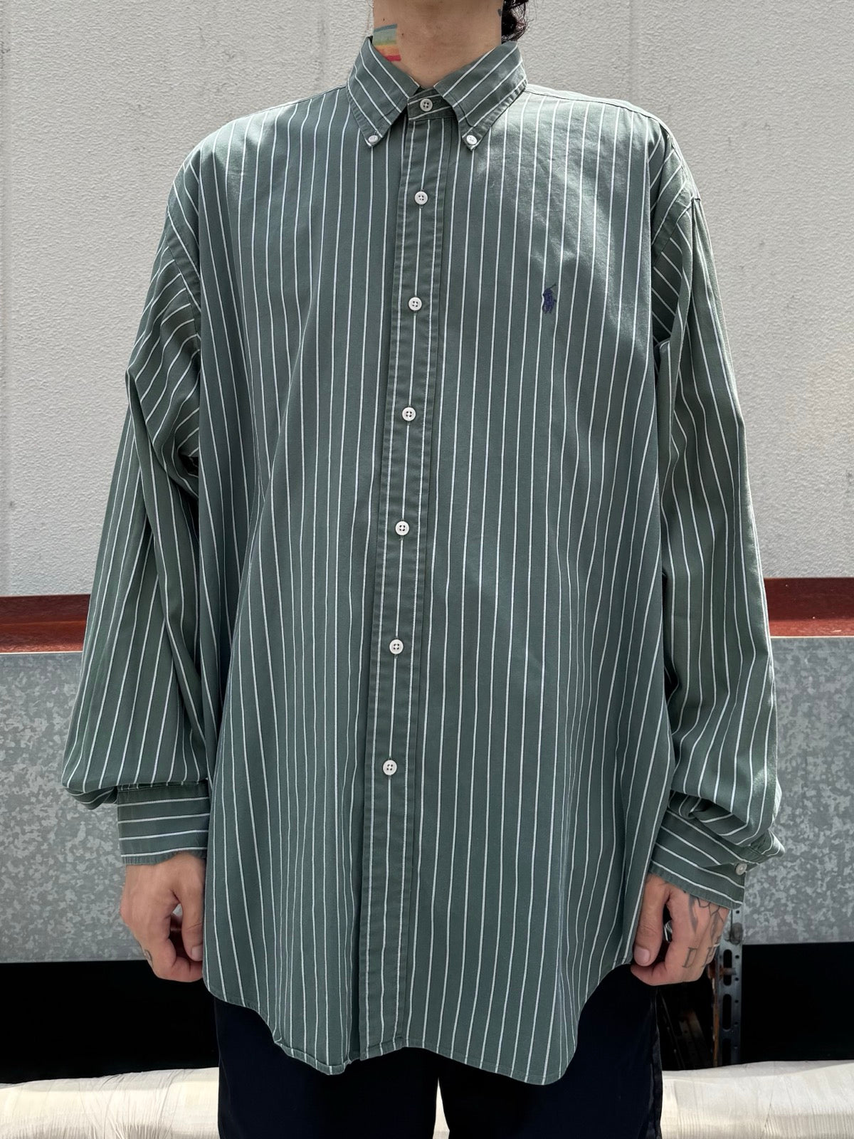 90’s RALPH LAUREN 「BLAKE」ストライプシャツ