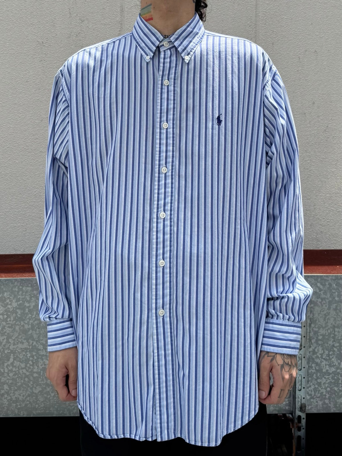 90’s RALPH LAUREN 「BLAKE」ストライプシャツ