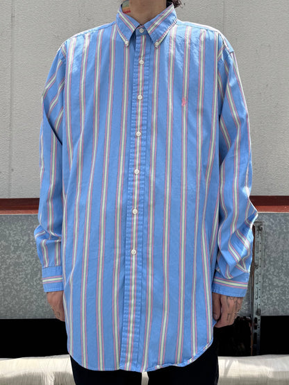 90’s RALPH LAUREN 「CLASSIC  FIT」ストライプシャツ