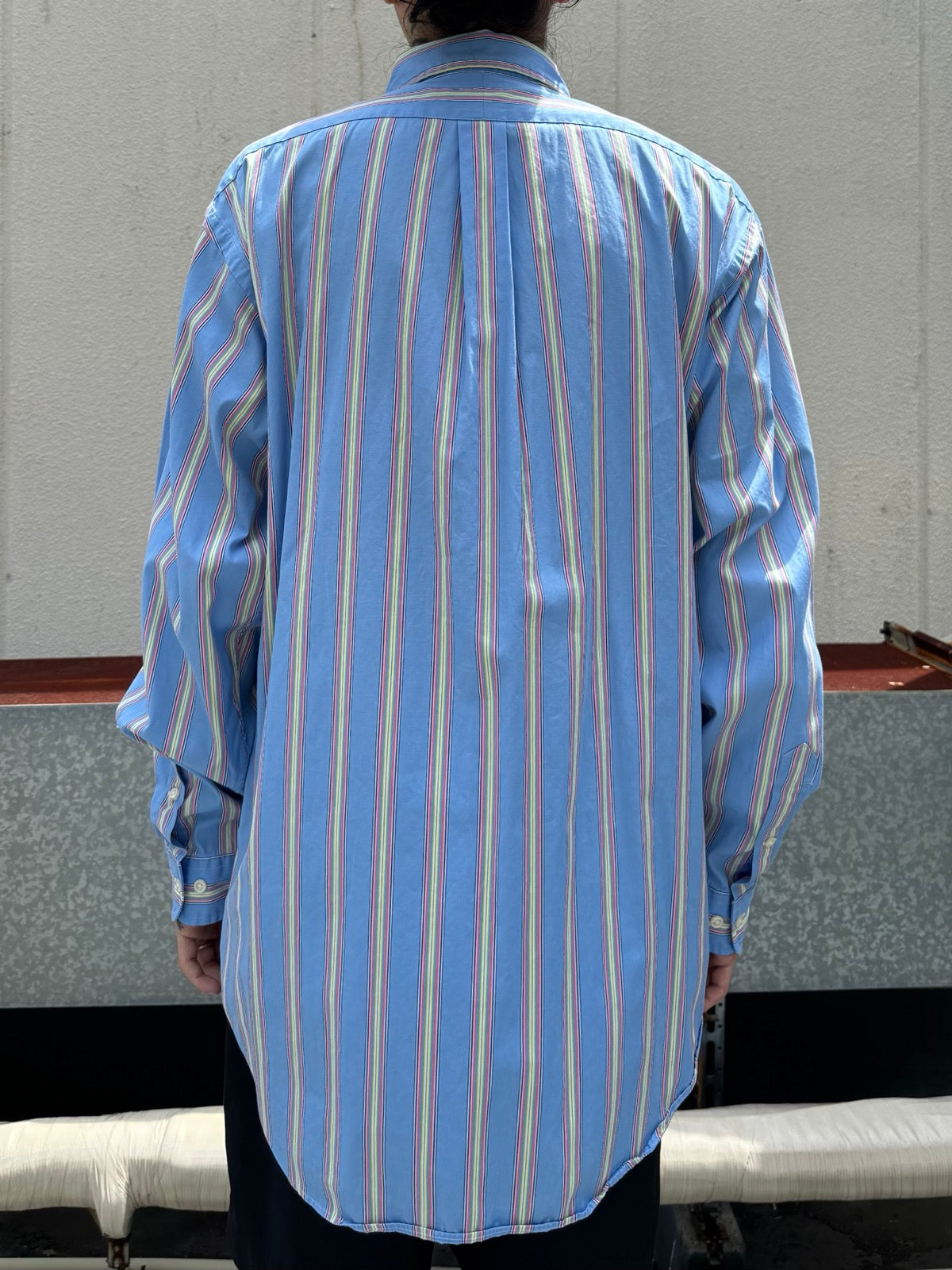 90’s RALPH LAUREN 「CLASSIC  FIT」ストライプシャツ