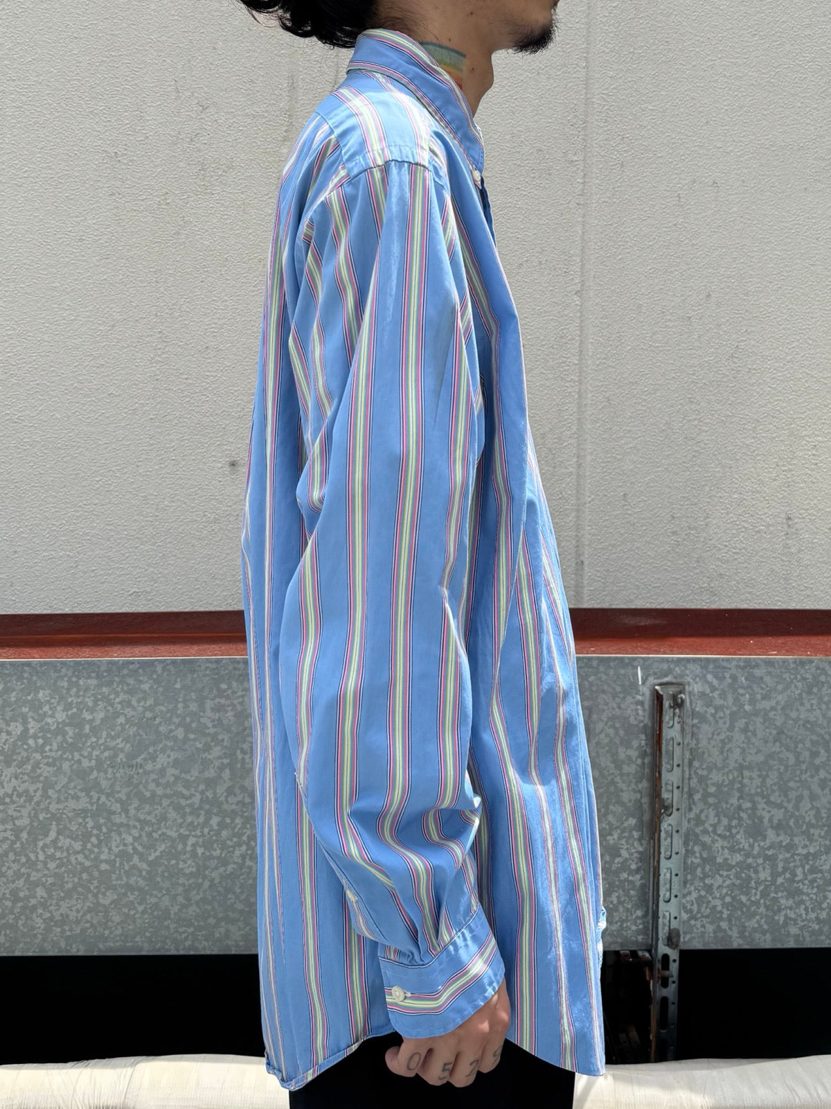 90’s RALPH LAUREN 「CLASSIC  FIT」ストライプシャツ