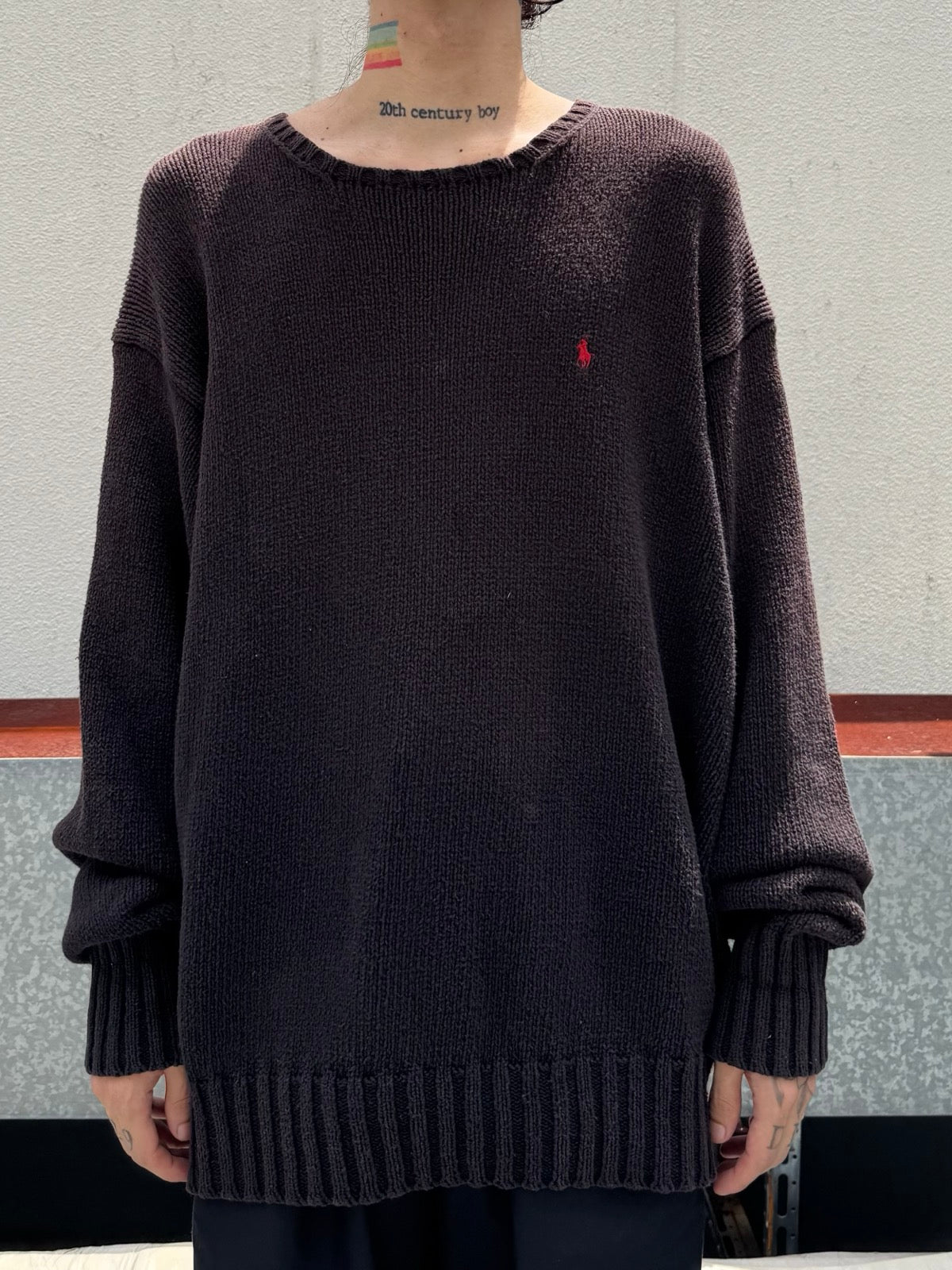 90's「RALPH LAUREN」コットンニット