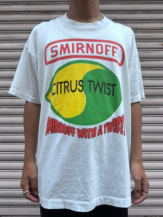 90's SMIRNOFF「CITRUS TWIST」企業Tシャツ