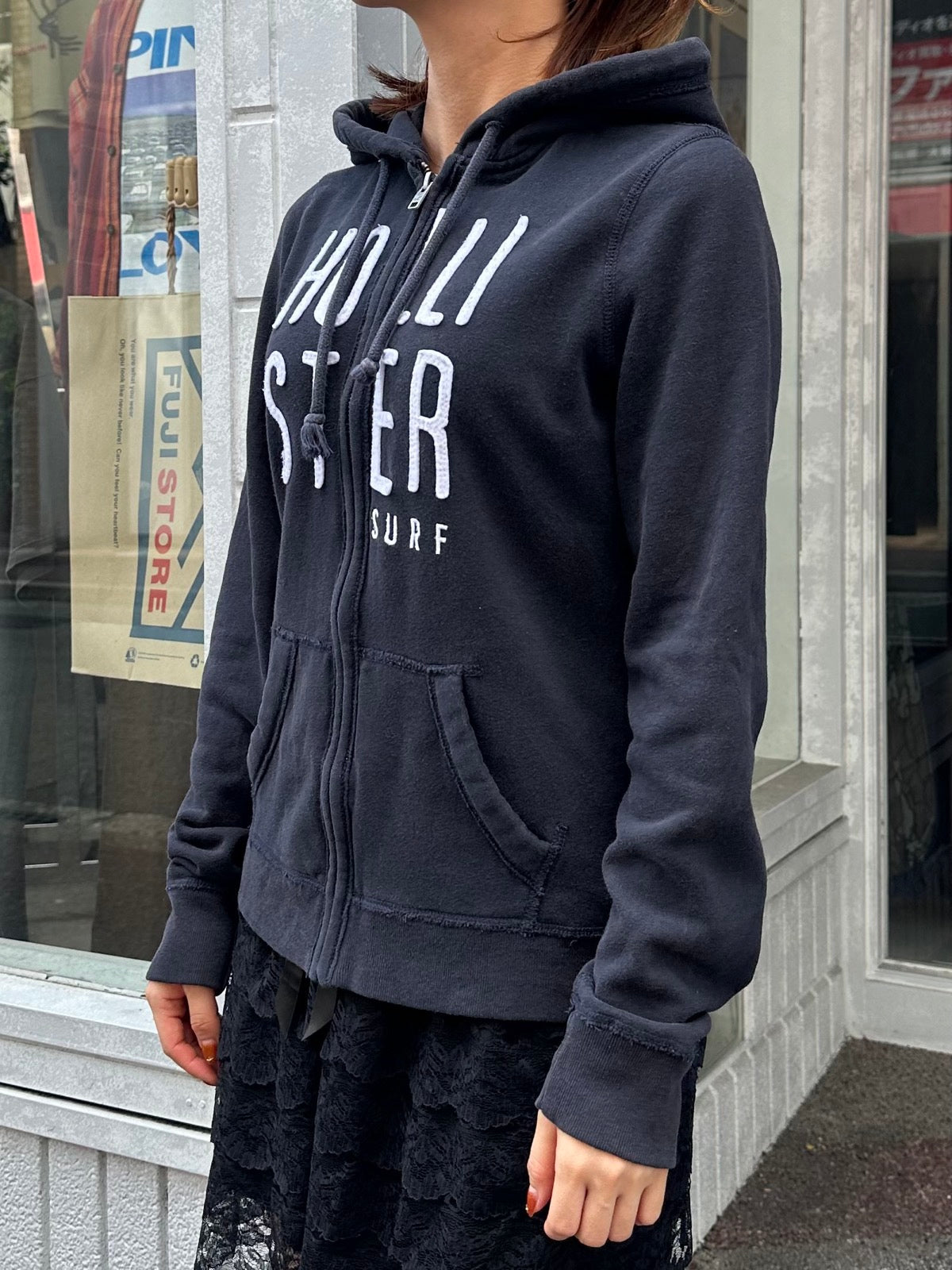 90's HOLLISTER ジップアップパーカー