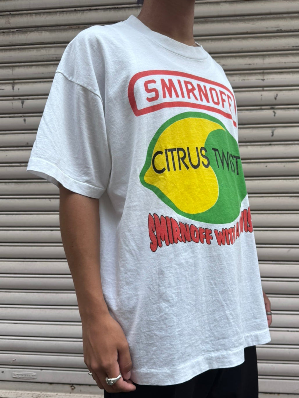 90's SMIRNOFF「CITRUS TWIST」企業Tシャツ
