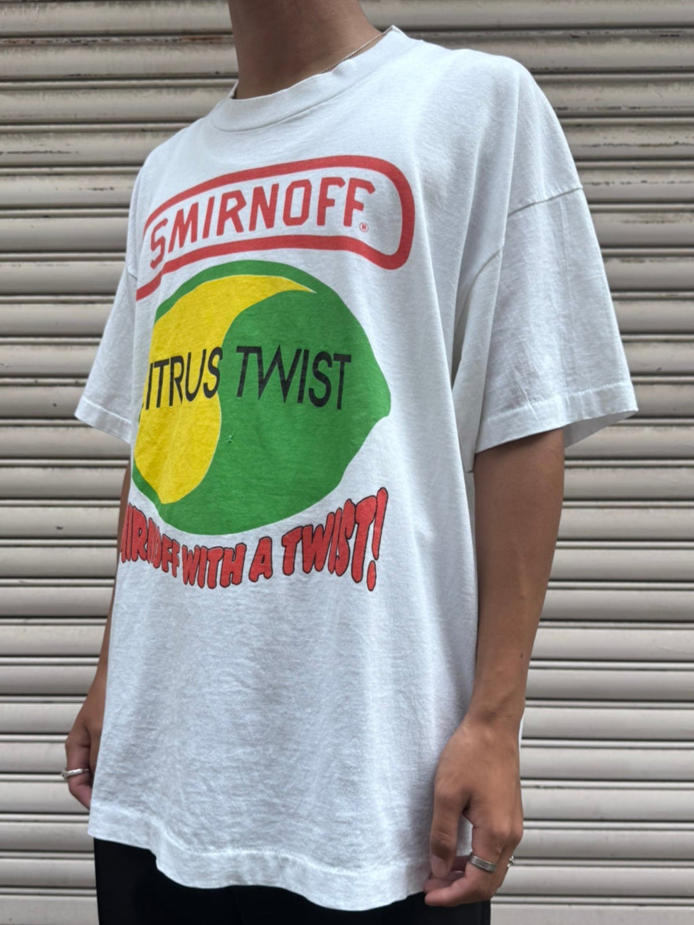 90's SMIRNOFF「CITRUS TWIST」企業Tシャツ