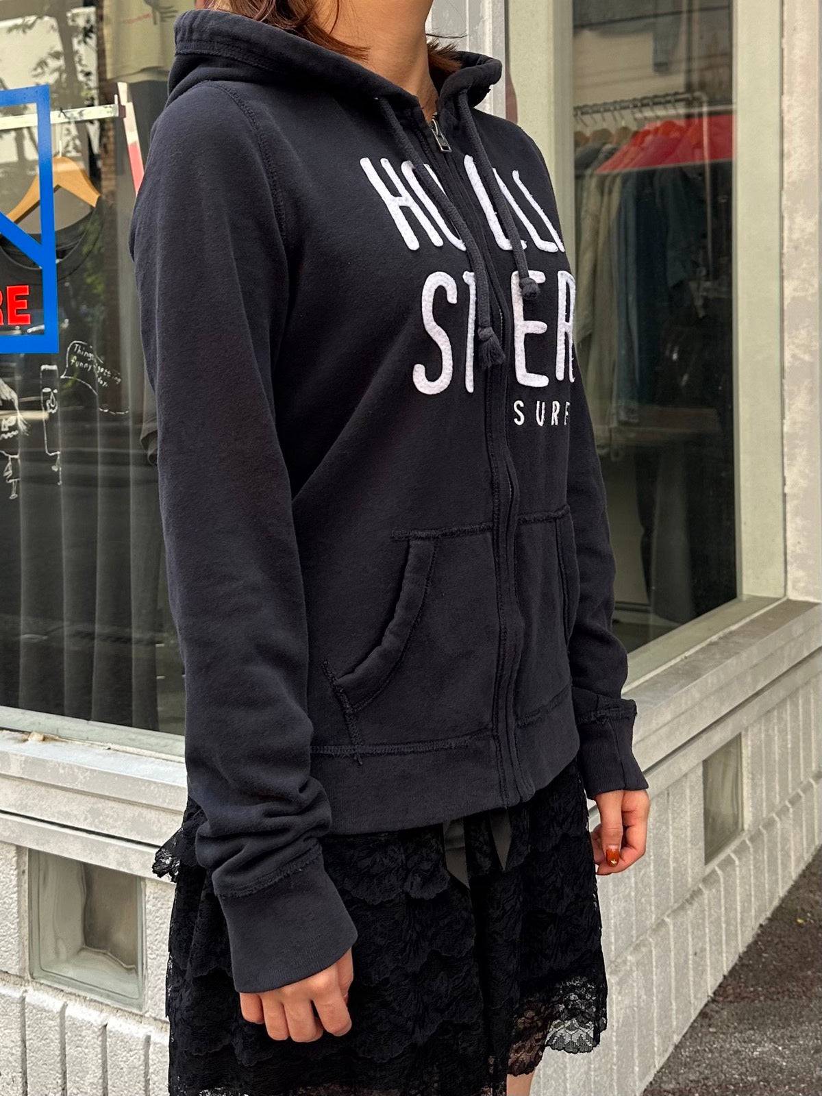 90's HOLLISTER ジップアップパーカー