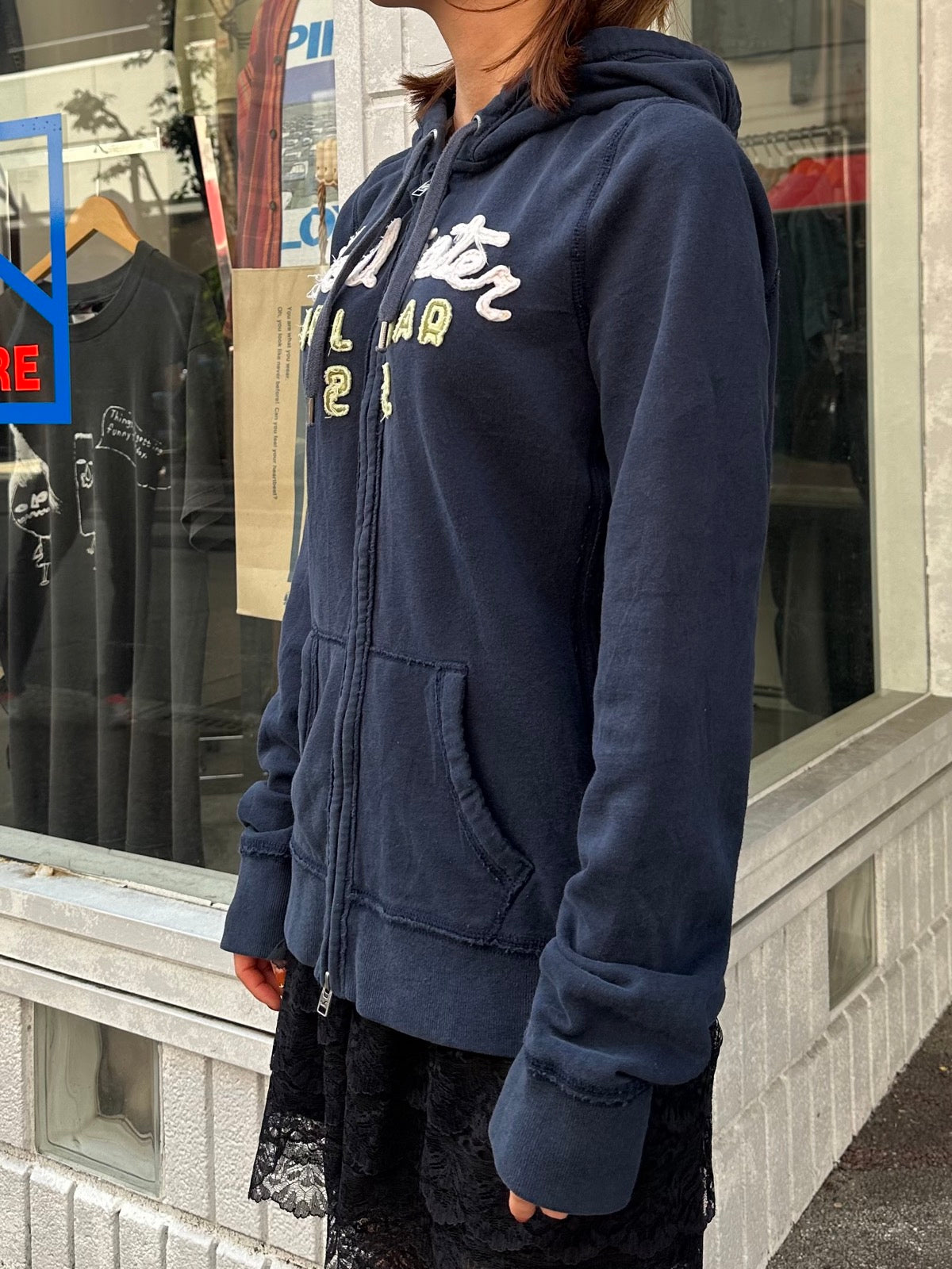 90's HOLLISTER ジップアップパーカー