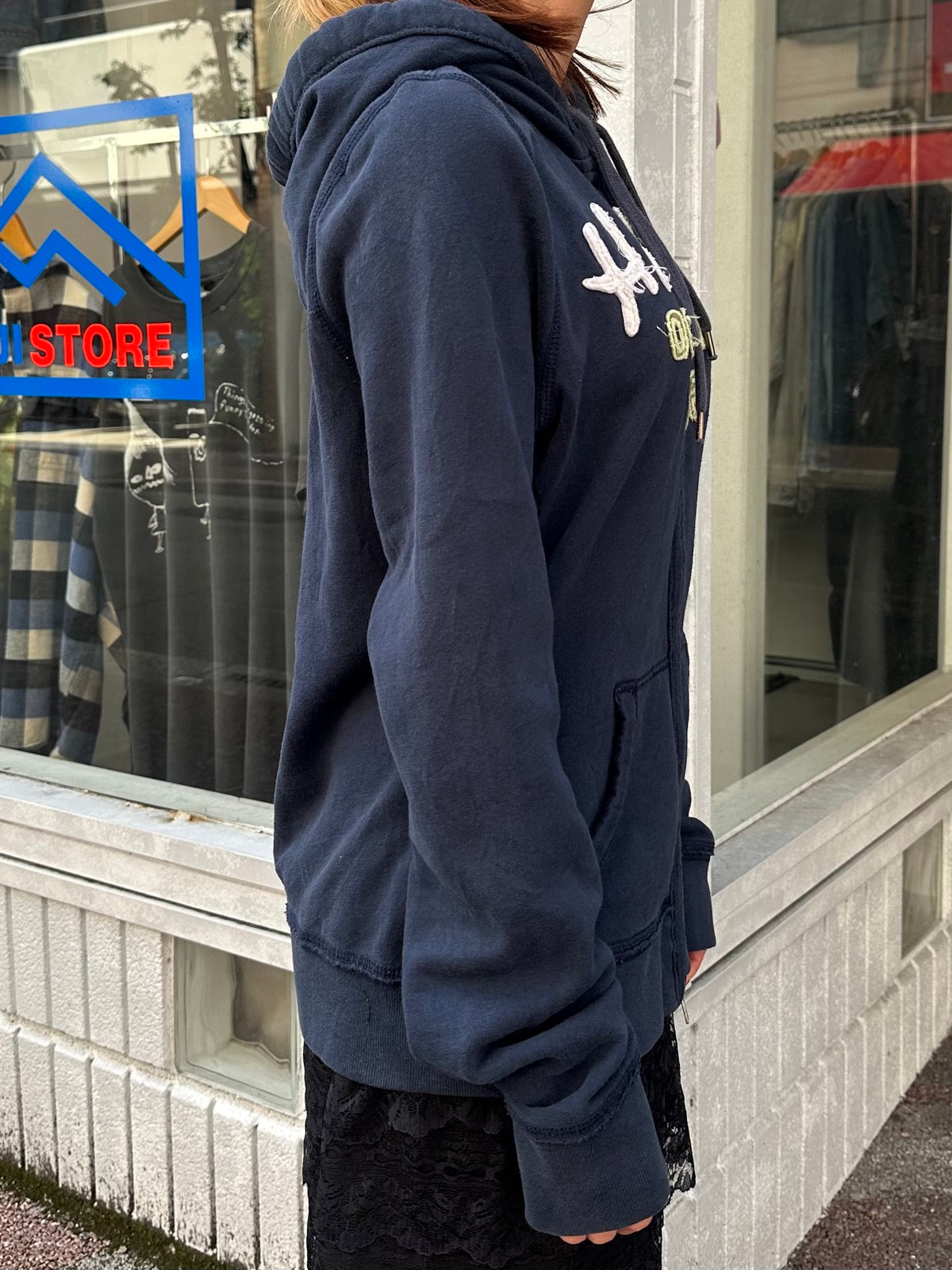 90's HOLLISTER ジップアップパーカー