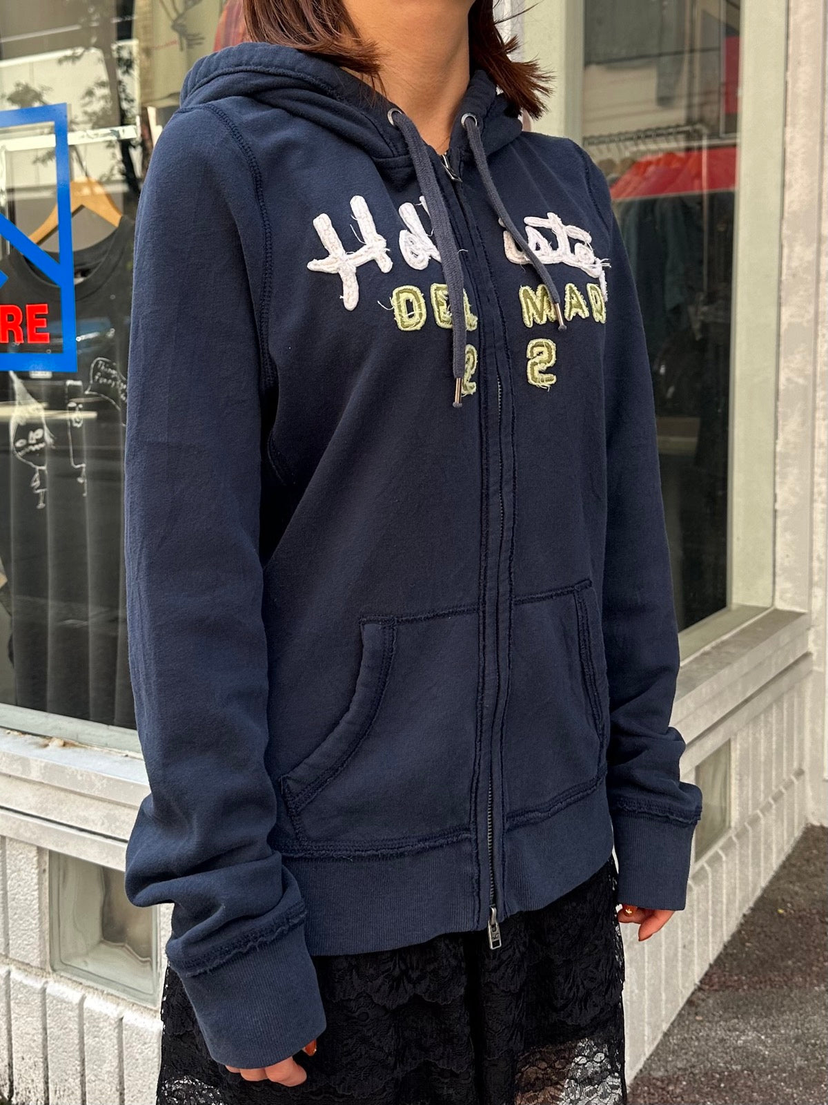 90's HOLLISTER ジップアップパーカー