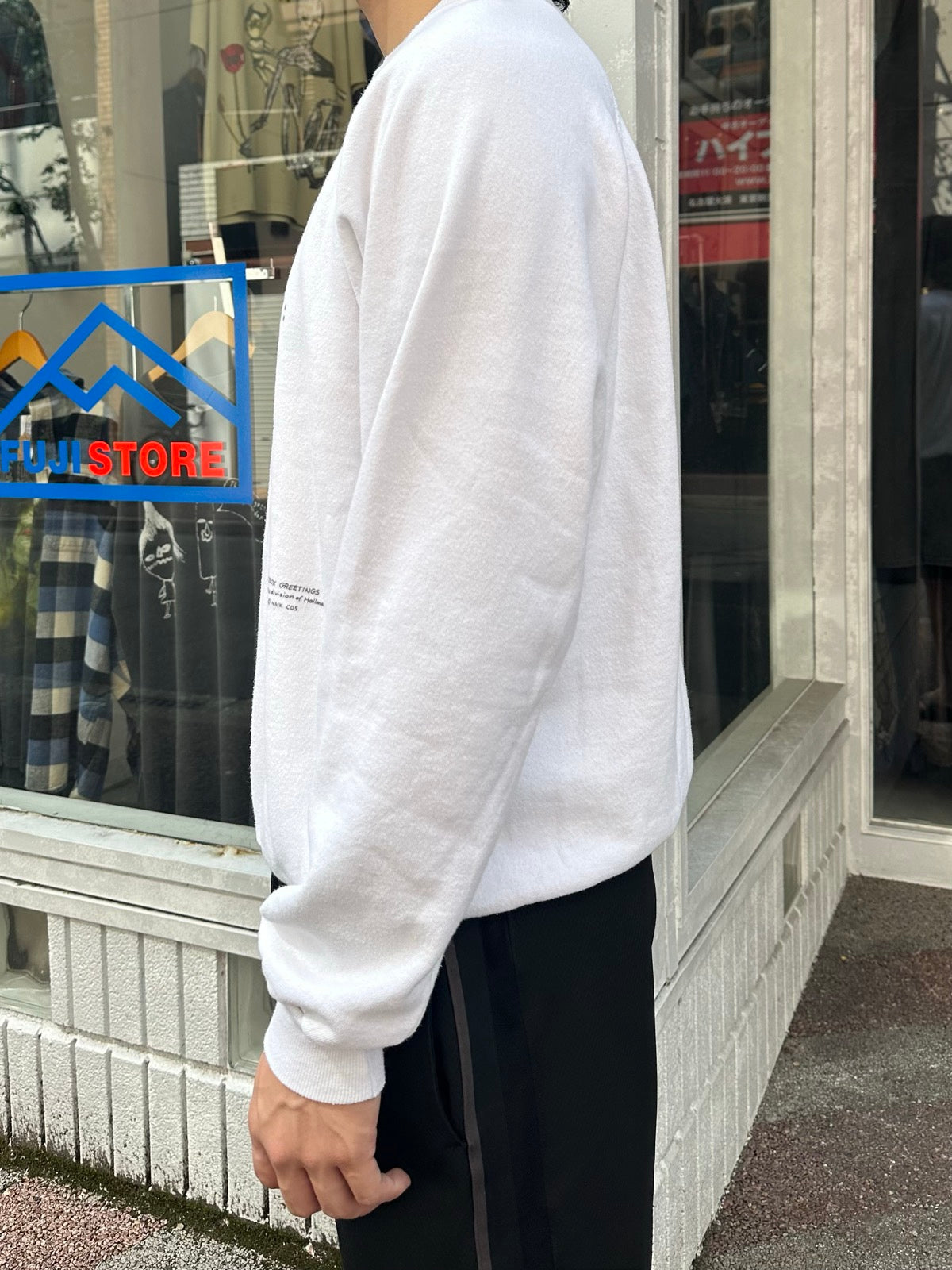 80's SHOEBOX「Day and Night」メッセージスウェット
