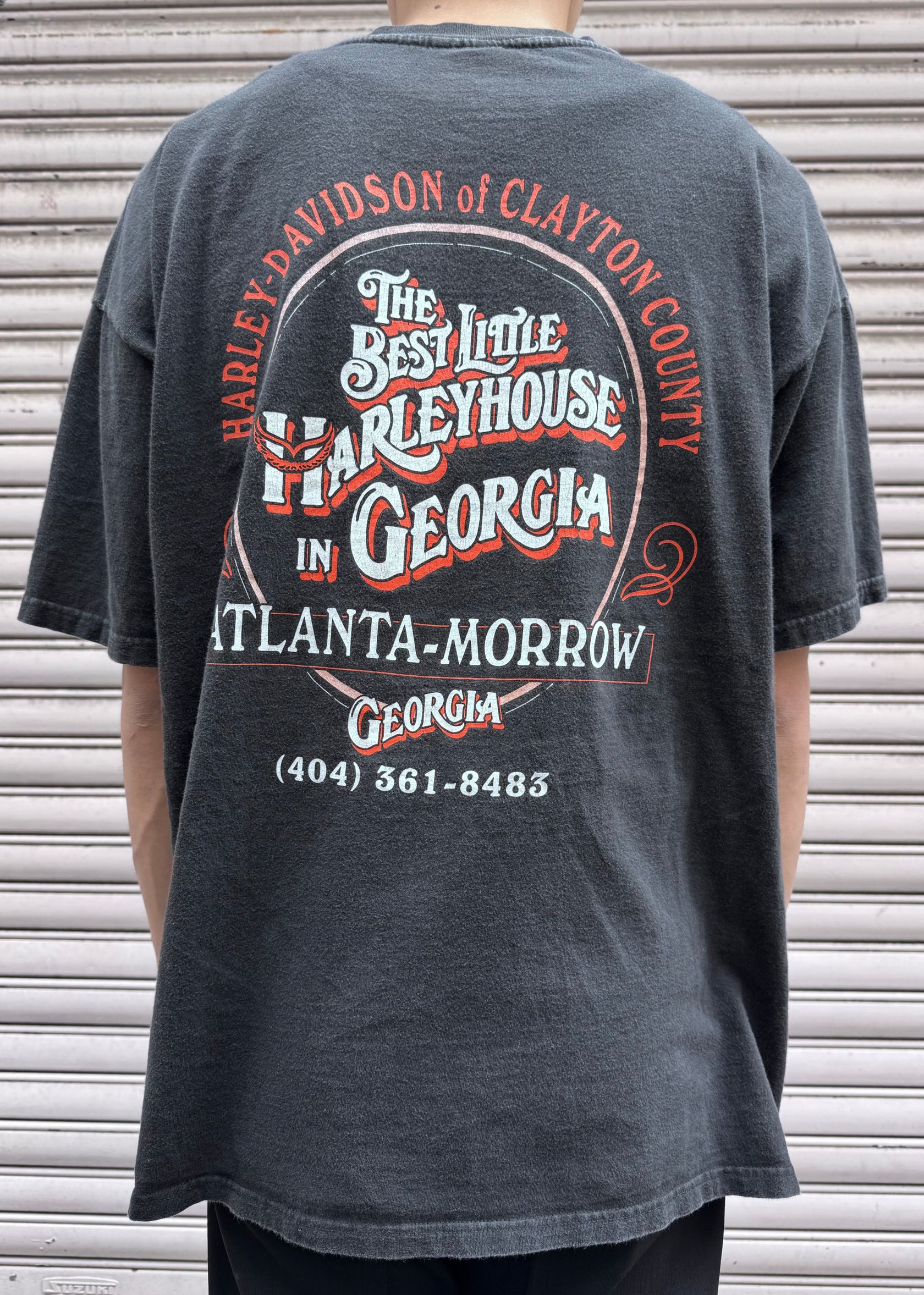 00's HARLEY-DAVIDSON「Ber＆Shield」USA製 ハーレーTシャツ