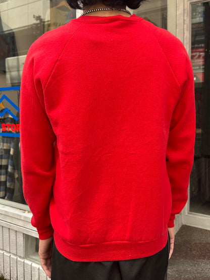 80's FRUIT OF THE LOOM メッセージスウェット