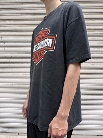 00's HARLEY-DAVIDSON「Ber＆Shield」USA製 ハーレーTシャツ