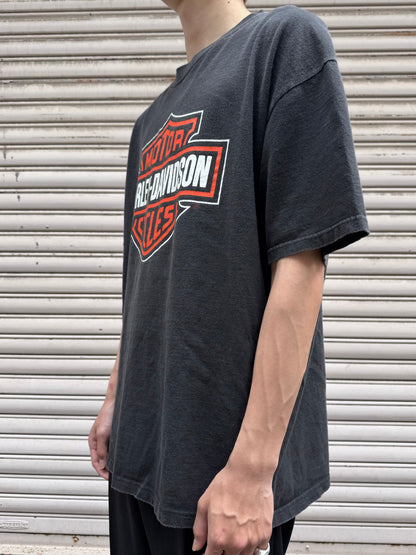 00's HARLEY-DAVIDSON「Ber＆Shield」USA製 ハーレーTシャツ