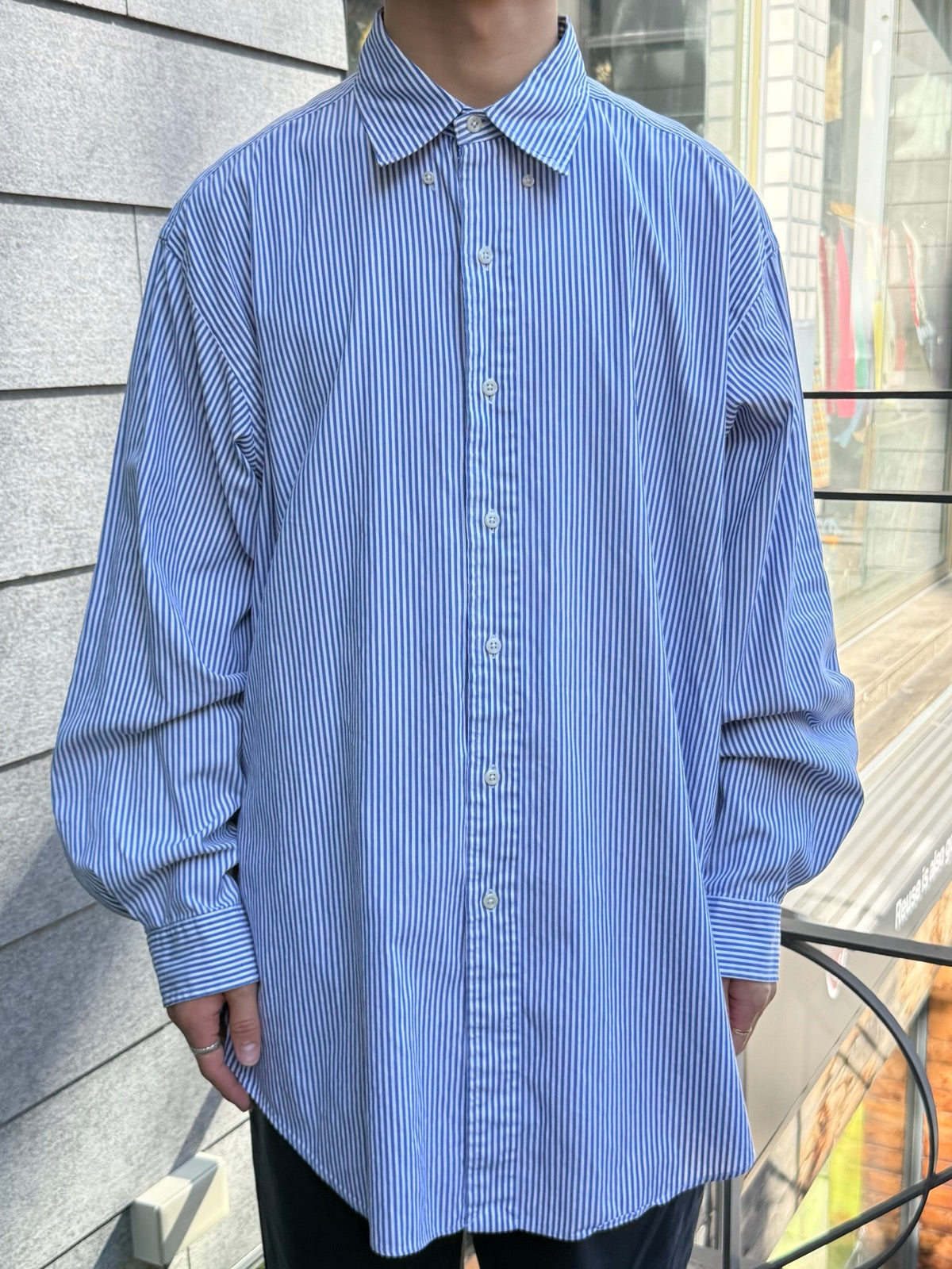 00's Ralph Lauren「classic fit」ストラップシャツ