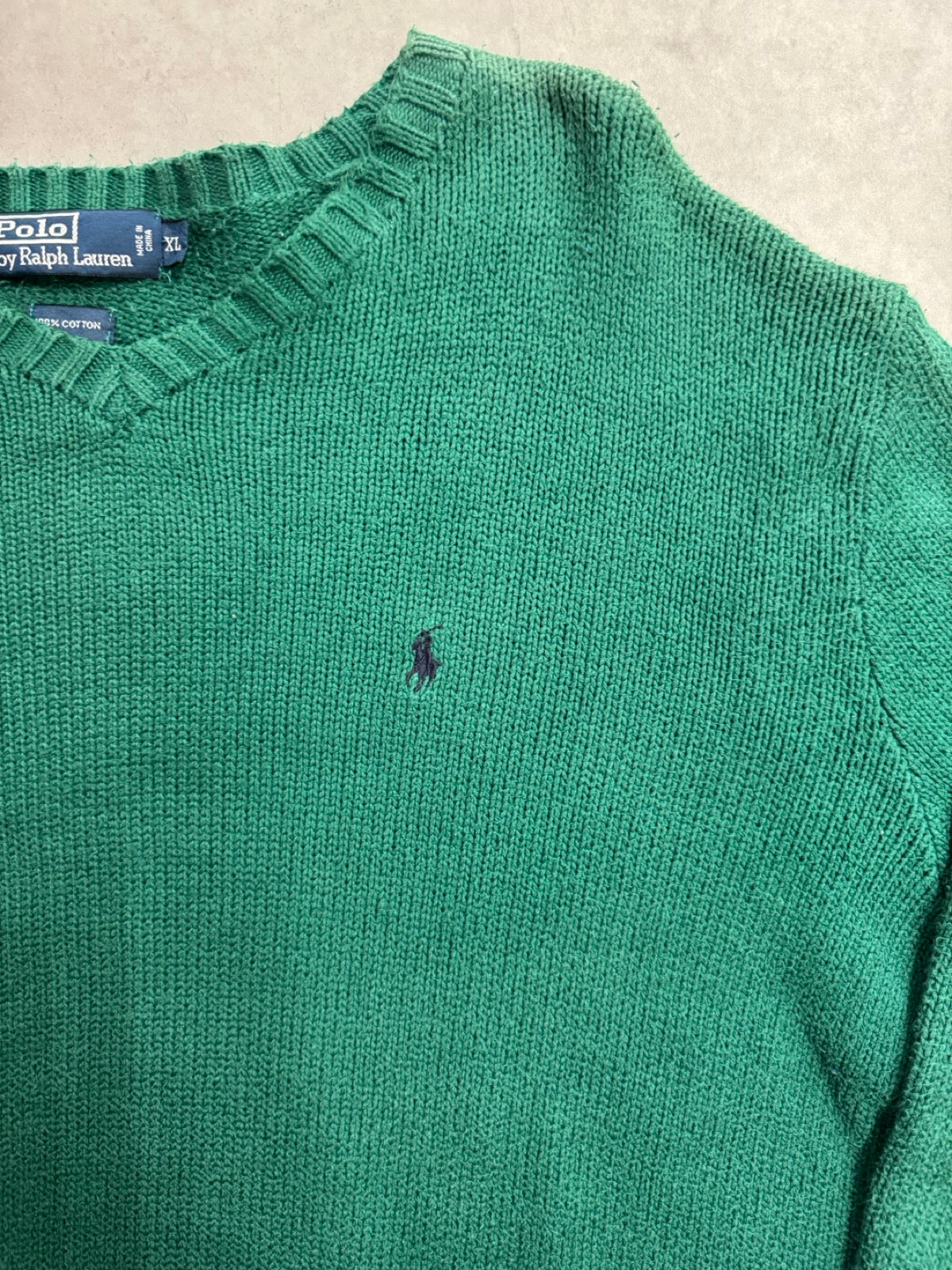 90's「RALPH LAUREN」コットンニット