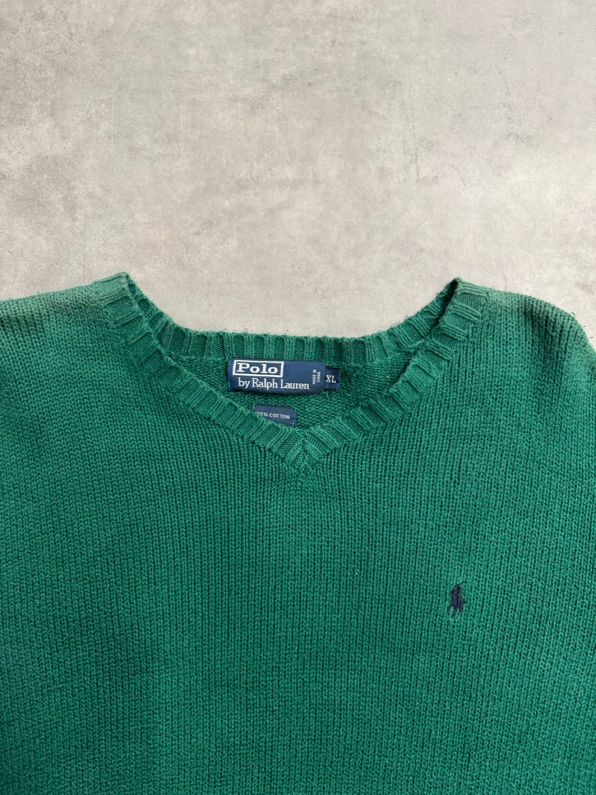 90's「RALPH LAUREN」コットンニット