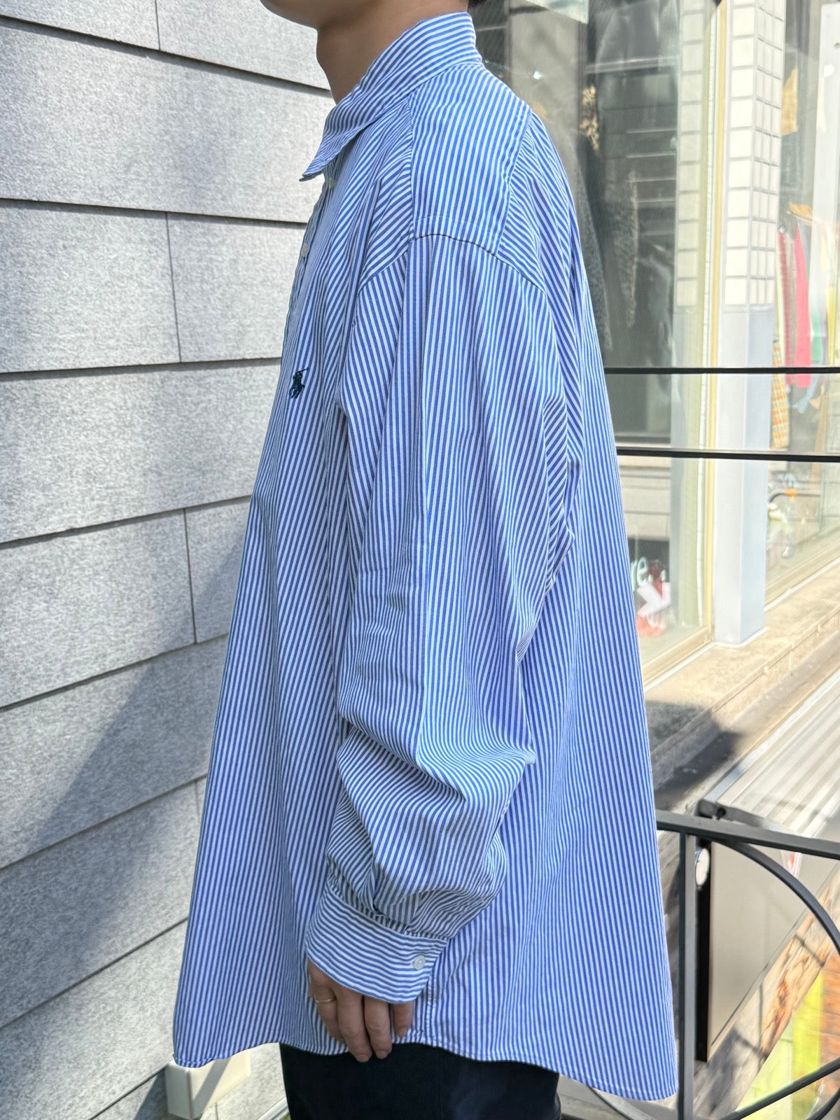 00's Ralph Lauren「classic fit」ストラップシャツ