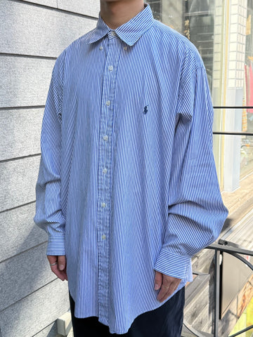 00's Ralph Lauren「classic fit」ストラップシャツ