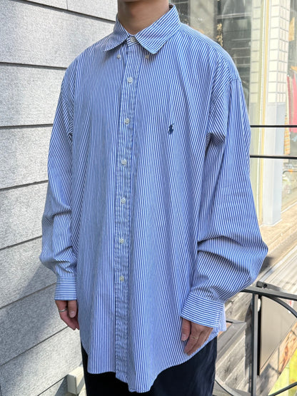 00's Ralph Lauren「classic fit」ストラップシャツ