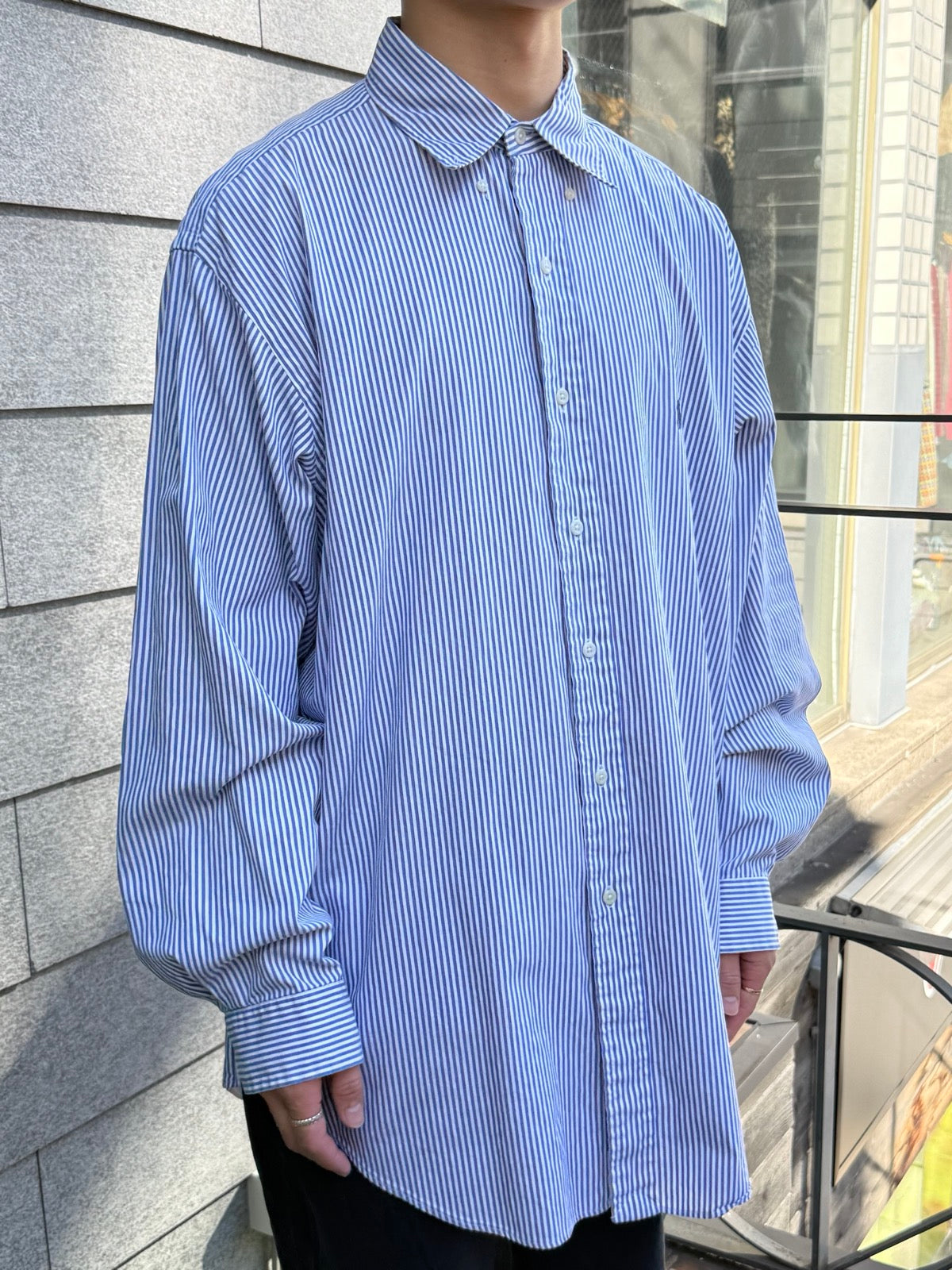 00's Ralph Lauren「classic fit」ストラップシャツ