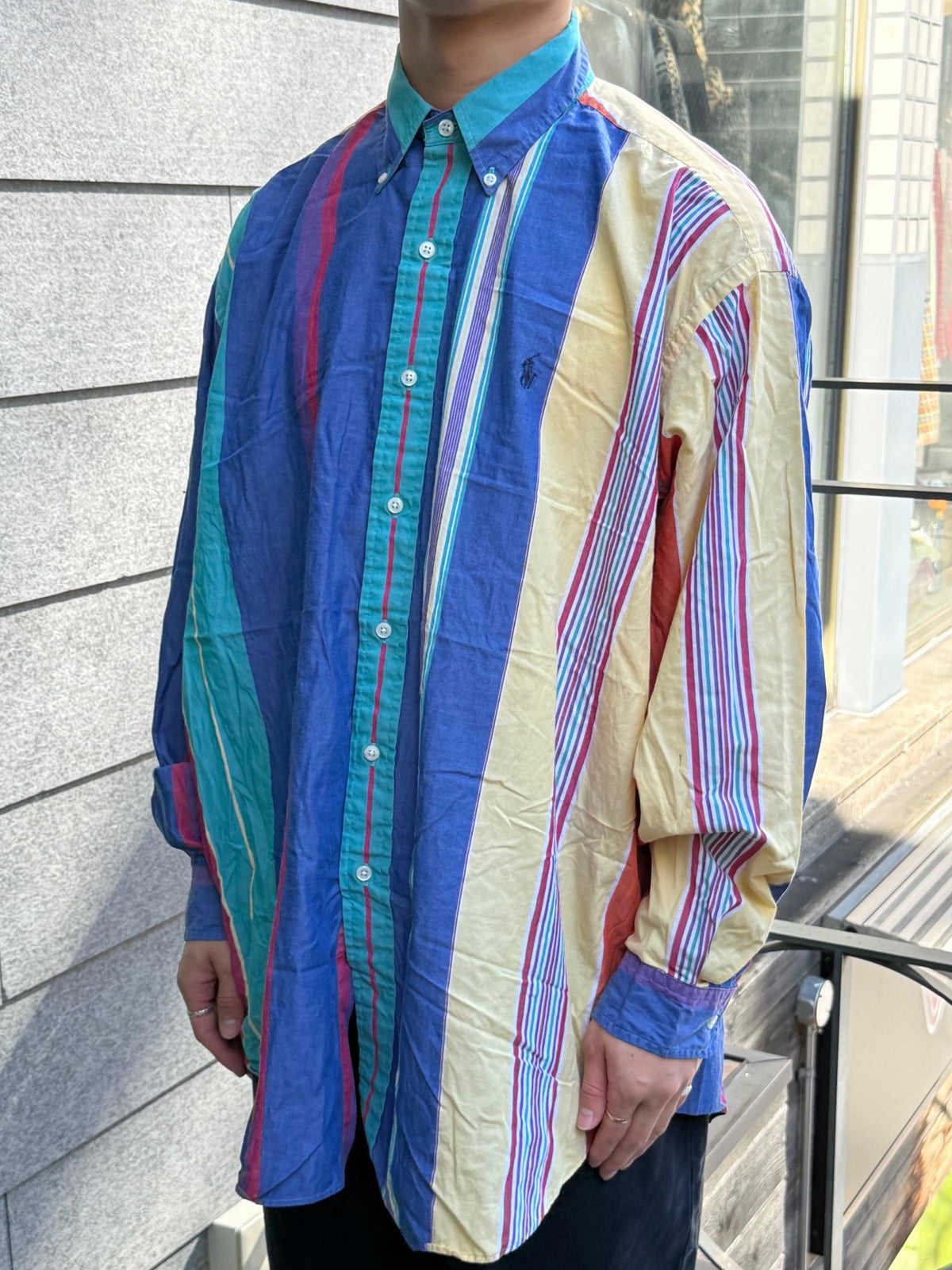 90's Ralgh Lauren 「THE Big Shirt」ストラップシャツ