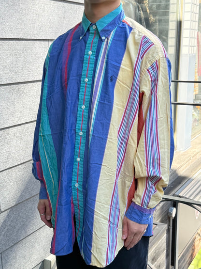 90's Ralgh Lauren 「THE Big Shirt」ストラップシャツ