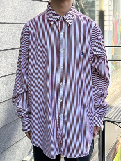 00's Ralph Lauren「classic fit」ストラップシャツ
