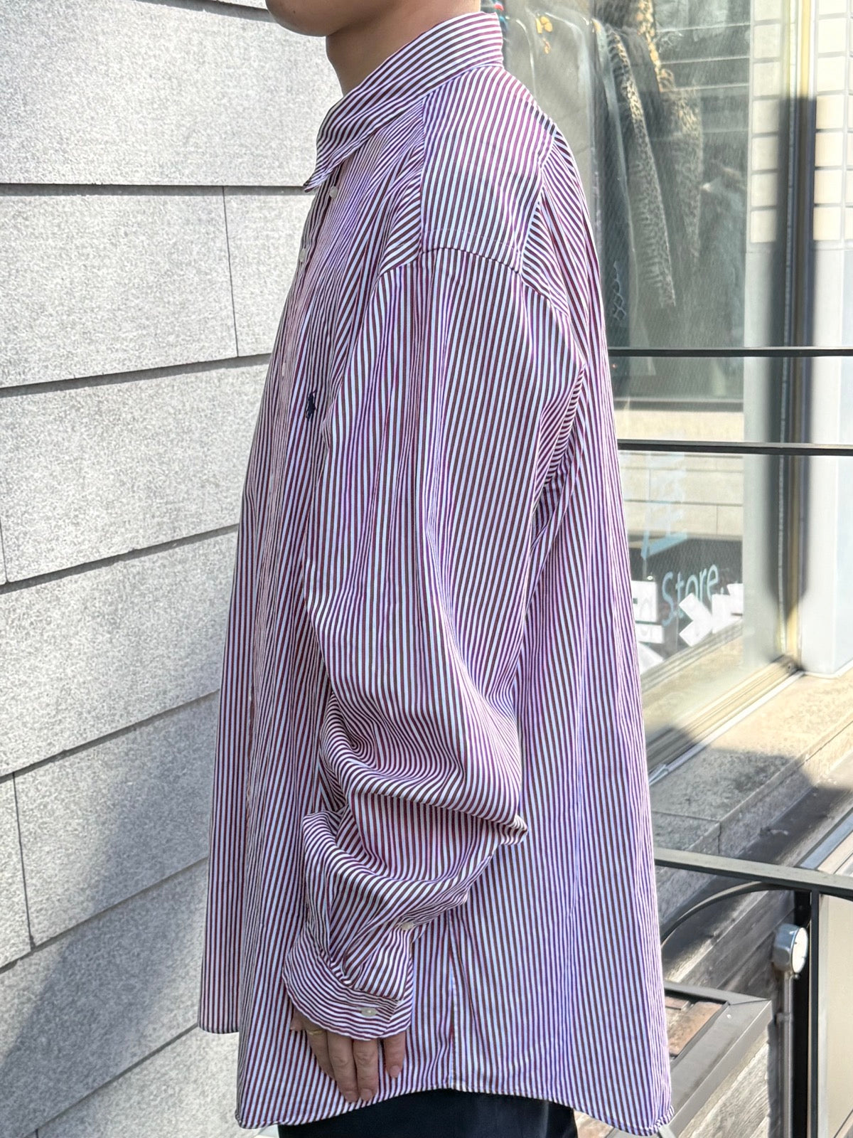 00's Ralph Lauren「classic fit」ストラップシャツ